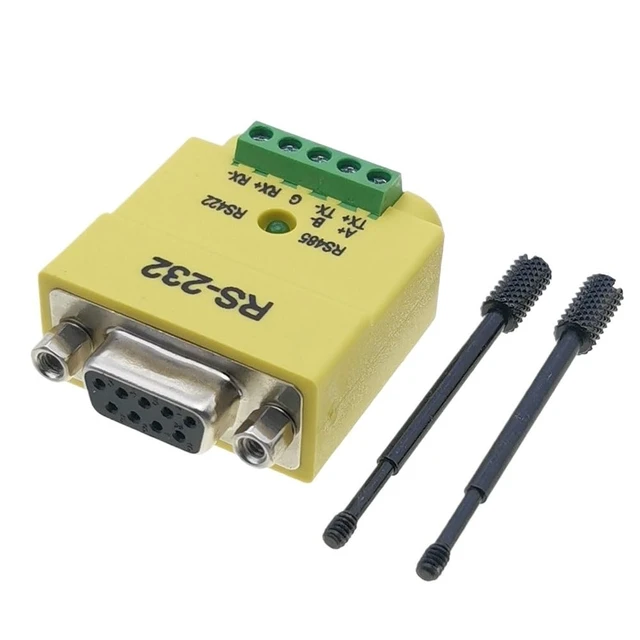Alt view image 6 of 6 - 1pc RS232 to RS485 RS422 Converter Plug RS485 Serial Communication DB9 Male Female Interface Serial Converter Connector(B-Female)