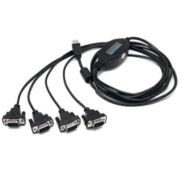Alt view image 2 of 4 - USB to 2/4-Port RS-232 Converter USB V2.0 to 9-pin RS232 Serial Cable Adapter UT-8814(4 Ports)