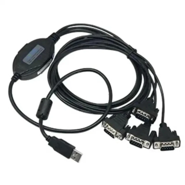 Alt view image 4 of 4 - USB to 2/4-Port RS-232 Converter USB V2.0 to 9-pin RS232 Serial Cable Adapter UT-8814(4 Ports)