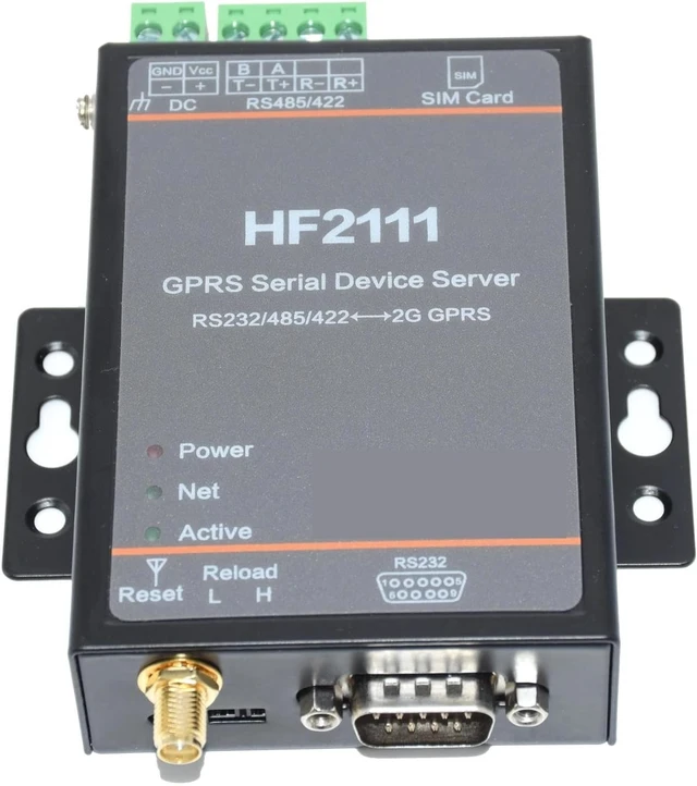 Alt view image 4 of 6 - Serial Port RS232 RS485 RS422 to 2G GPRS GSM Converter Server