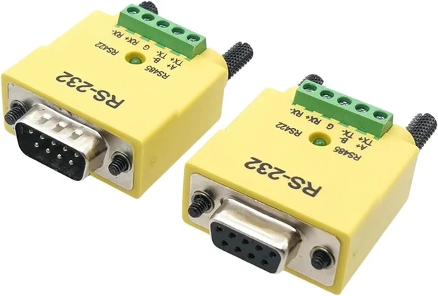 Alt view image 2 of 6 - 1pc RS232 to RS485 RS422 Converter Serial Plug RS485 Serial DB9