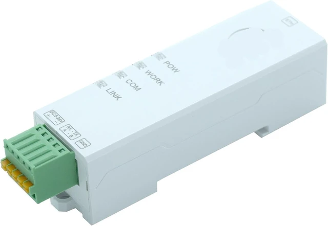Alt view image 3 of 3 - DIN-Rail Serial Port RS485 to Ethernet Converter Server USR-DR134