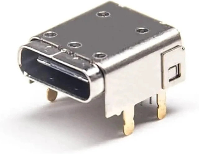 Alt view image 2 of 6 - USB Type C Right Angle 24 Pin Connector Through Hole