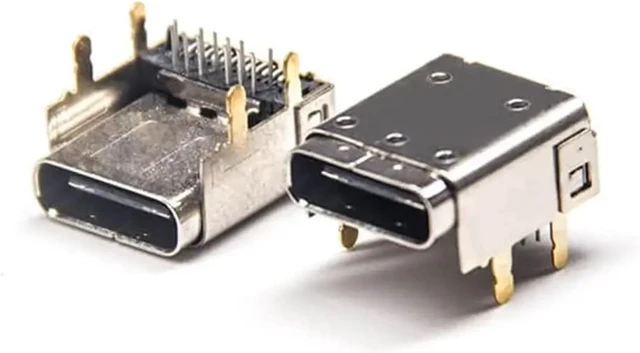 Alt view image 4 of 6 - USB Type C Right Angle 24 Pin Connector Through Hole