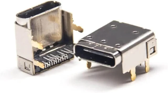 Alt view image 5 of 6 - USB Type C Right Angle 24 Pin Connector Through Hole