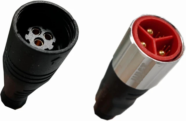 Alt view image 3 of 4 - 11pin L1121 Waterproof Male Connector Z916 Female 9Pin Adapter Extension for G062 Motor Cable