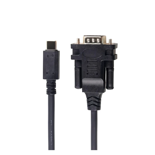 Alt view image 3 of 5 - USB Typ C USBC Typec Auf RS232 Seriell Kabel Konverter PDA DB9 Stecker 9 Pin Adapter F&T>D*I Für Win 11 10 7 8.1, M