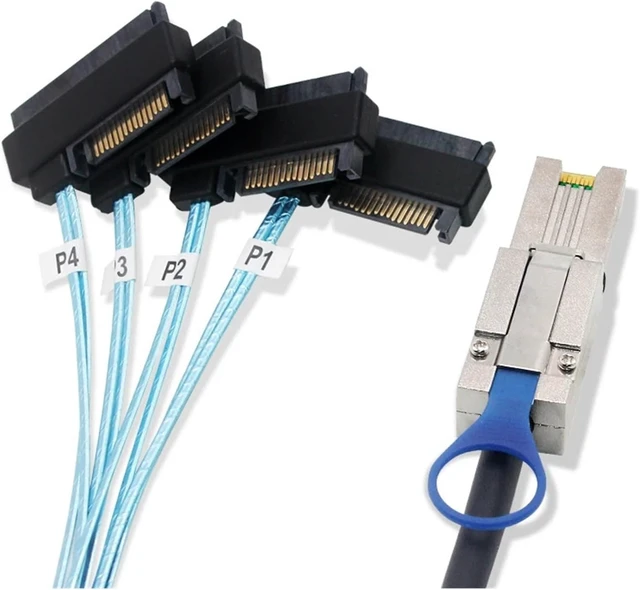 Alt view image 2 of 4 - 8088 to 4 SFF-8482 29 + 15P Integrated Array Card