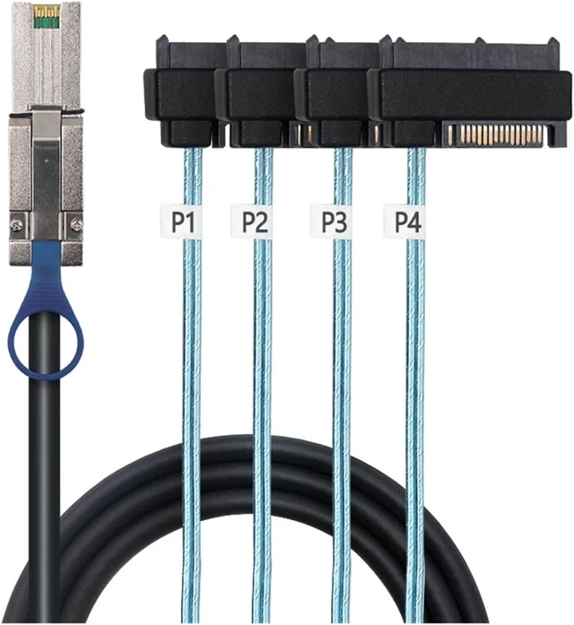 Alt view image 4 of 4 - 8088 to 4 SFF-8482 29 + 15P Integrated Array Card