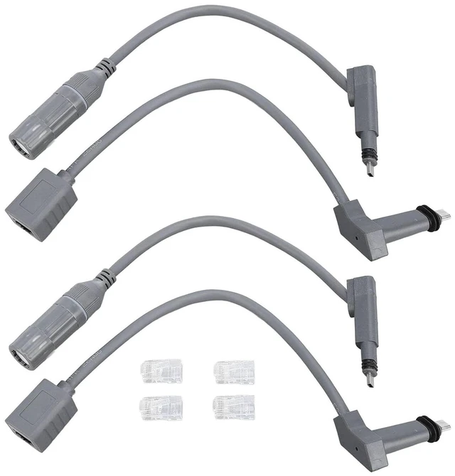 Alt view image 3 of 7 - Aramox SPX to RJ45 Adapter Cable, 24AWG Copper Ethernet Connector 1200Mbps,
