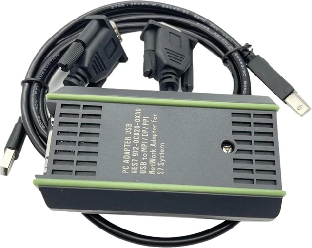Main image of PC Adapter USB Cable Adapter for S7-200/300/400 RS485 Profibus/MPI/PPI 9-pin Replace for 6ES7972-0CB20-0XA0