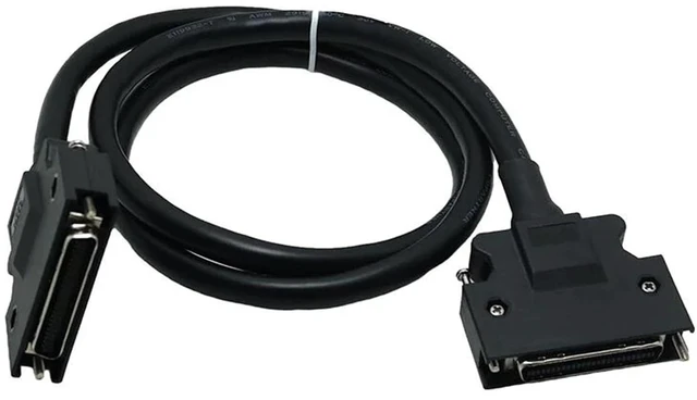 Alt view image 5 of 5 - SCSI 50pin Male Terminal Block with Data Cable CN1 50-pin Adapter Board Wiring Module Relay Terminal Block Splitter(3m)