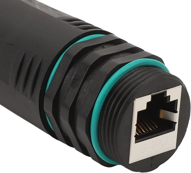 Alt view image 3 of 7 - Satellite Replacement Cable Ethernet Extension Kit Compatible with Rectangular V2, Cat6 Network Cable Extender Adapter with RJ45 Female Coupler (23m/75ft Cable)