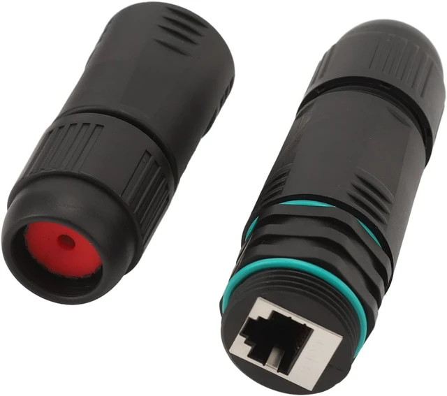 Alt view image 7 of 7 - Satellite Replacement Cable Ethernet Extension Kit Compatible with Rectangular V2, Cat6 Network Cable Extender Adapter with RJ45 Female Coupler (23m/75ft Cable)