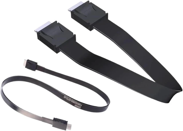 Alt view image 2 of 6 - ADT PCI-E 4.0 X4 SFF-8611 Male Extension Cable External