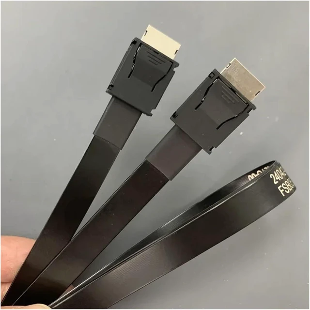 Alt view image 5 of 6 - ADT PCI-E 4.0 X4 SFF-8611 Male Extension Cable External