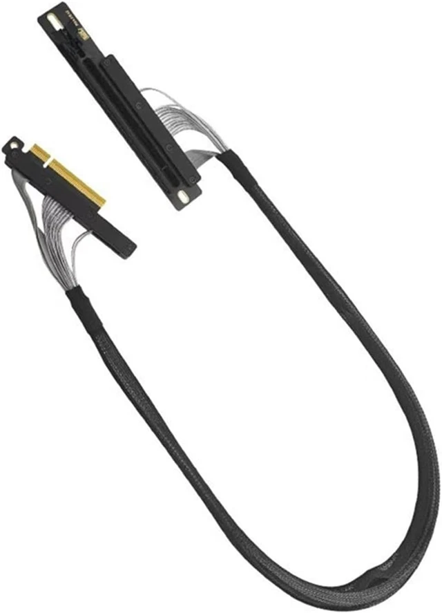 Alt view image 3 of 4 - A42Z-PCI-E 4.0 X8 Server Graphics Card Extension Cable