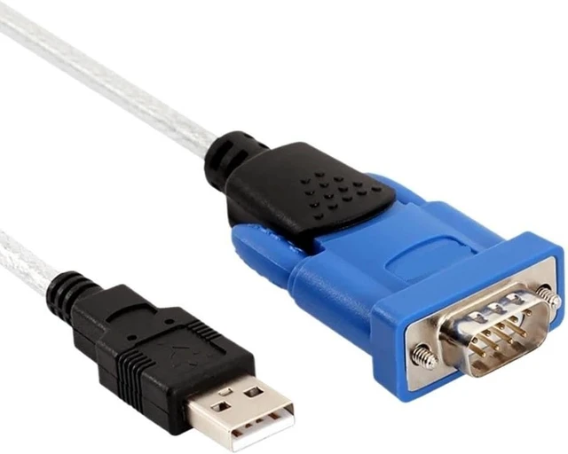 Alt view image 3 of 4 - Usb to RS232 Serial Cable Male DB9 Pin Converter Universal Adapter