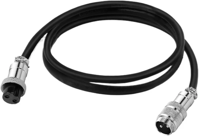 Alt view image 5 of 5 - Waterproof M16 Electrical Connector 2 3 4 5 6 7 8 9 10 Pin 2m Extension Cable Air Male Female Socket Wire Adapter(Ivory)