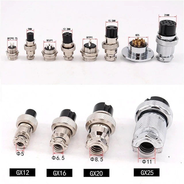 Alt view image 4 of 5 - Waterproof M16 Electrical Connector 2 3 4 5 6 7 8 9 10 Pin 2m Extension Cable Air Male Female Socket Wire Adapter(Ivory)