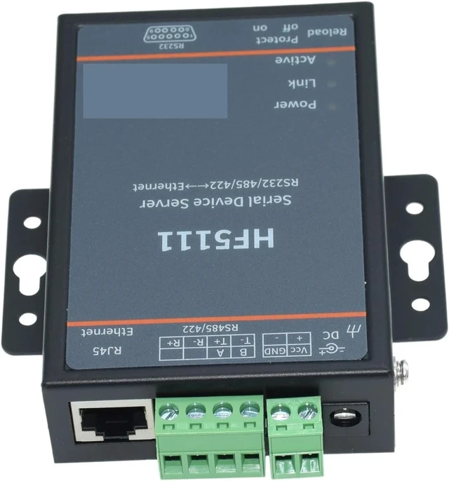 Alt view image 6 of 6 - HF5111 Industrial Modbus Serial RS232 RS485 RS422 to Ethernet