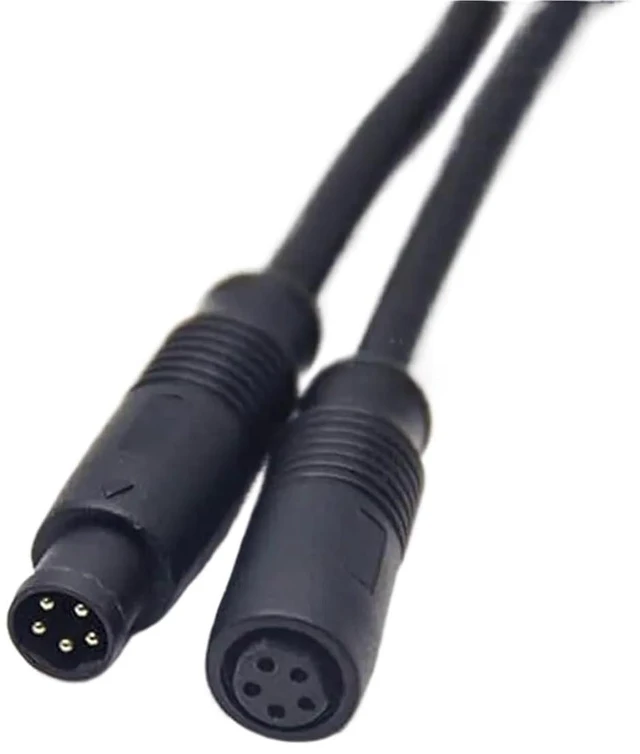 Main image of M8 5 Pin B Coded Male to Female Straight Cable Connector