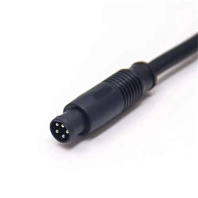 Alt view image 3 of 5 - M8 5 Pin B Coded Male to Female Straight Cable Connector