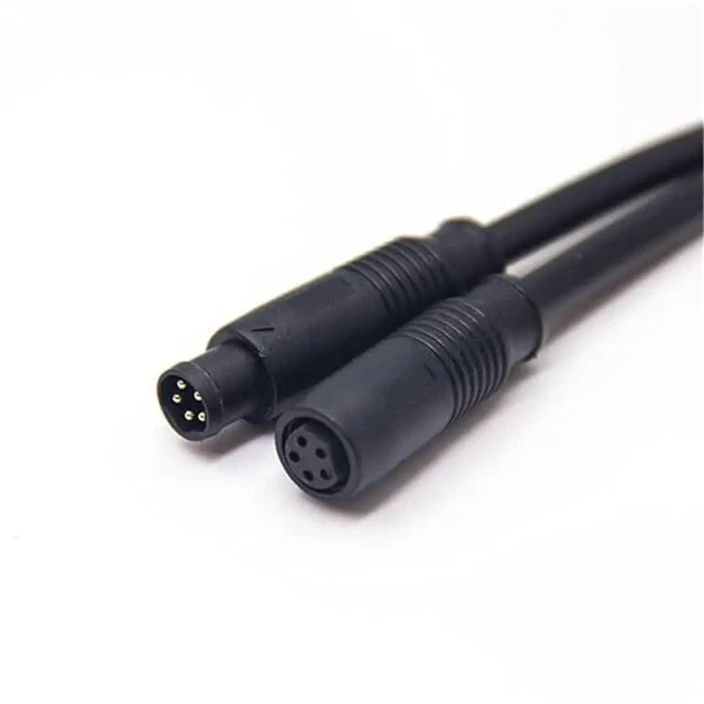 Alt view image 5 of 5 - M8 5 Pin B Coded Male to Female Straight Cable Connector