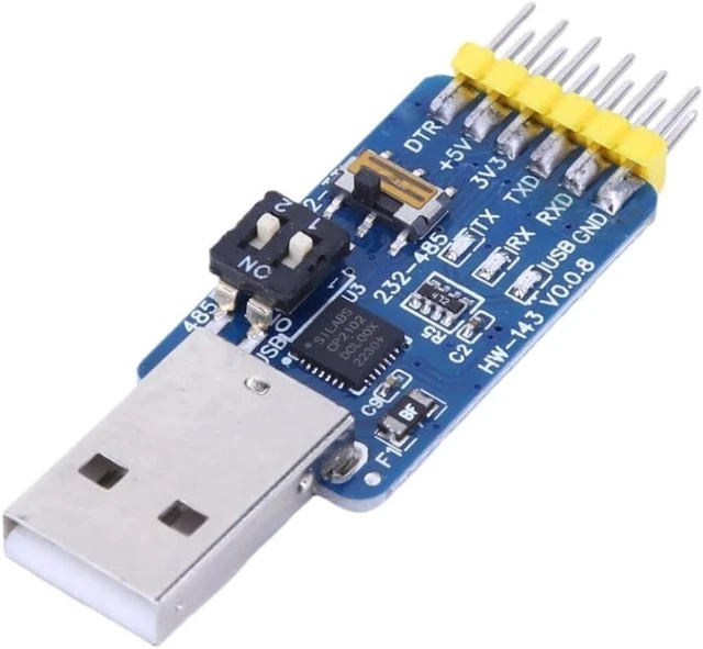 Main image of CP2102 6-in-1 USB to Serial Converter Compatible with TTL RS485
