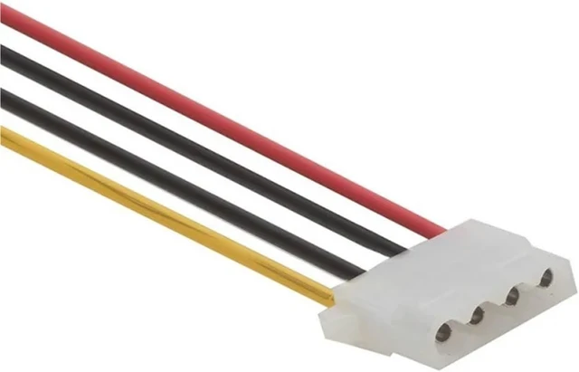 Alt view image 5 of 6 - IDE 4 PIN Molex Power Cable Big 4 Pin Male to 4 Pin Female Convert Adpater