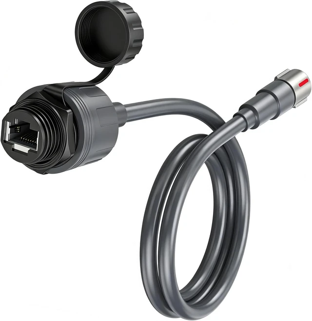 Alt view image 6 of 7 - Hilitand SPX to RJ45 Ethernet Adapter, 23AWG, 2000Mbps