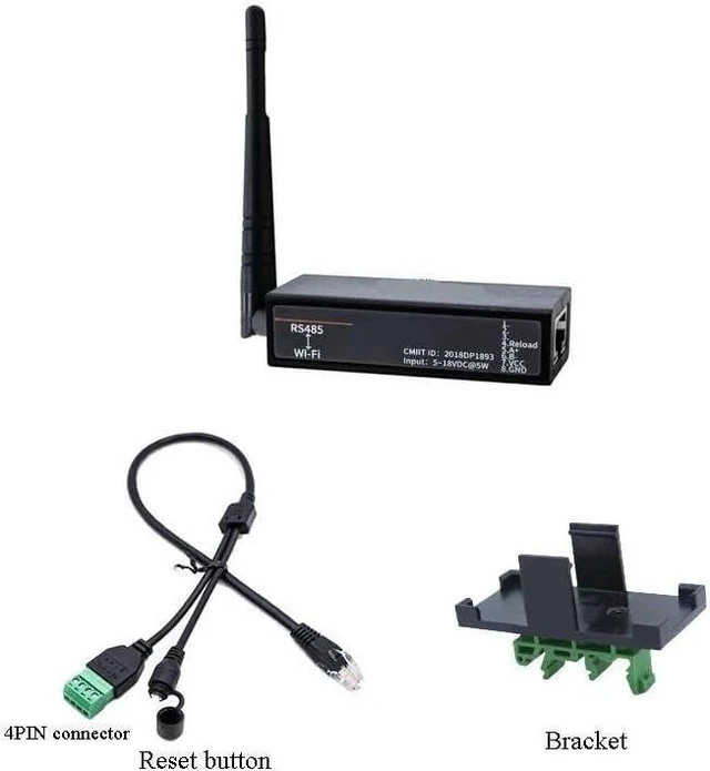 Main image of Serial Port RS485 to Serial Device Server Elfin-EW11