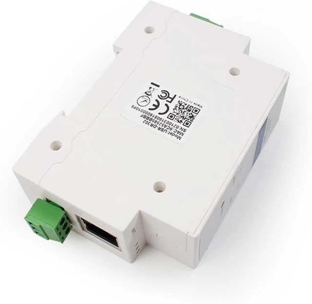 Alt view image 2 of 7 - Industrial Din Rail RS232 Serial to Ethernet Converter USR-DR301