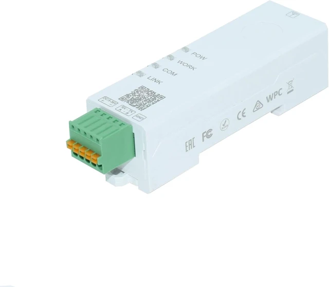 Alt view image 5 of 5 - DIN-Rail Serial Port RS232 to Converter IoT Server USR-DR162
