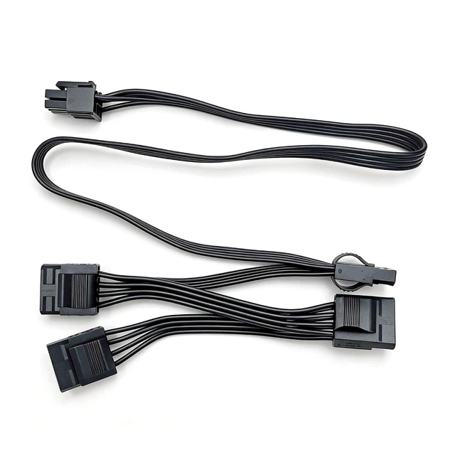 Alt view image 4 of 5 - 4 Straight IDE 4Pin Peripheral Power Cable