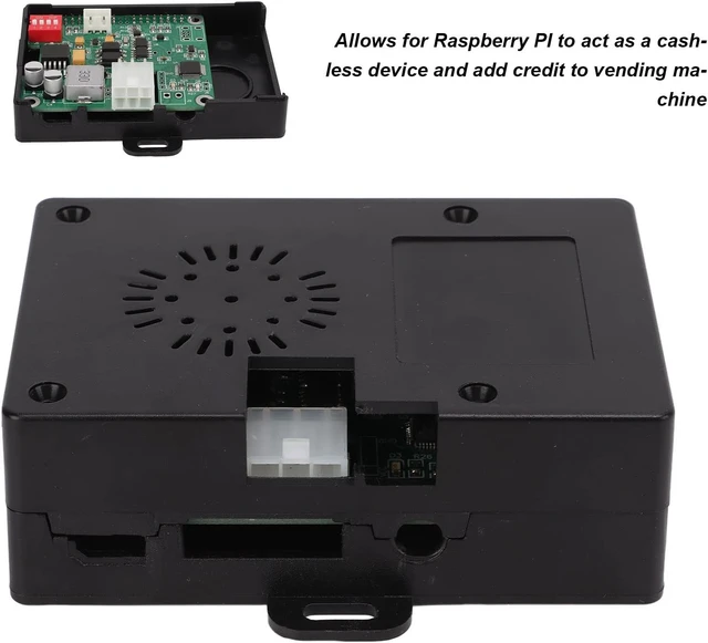 Alt view image 2 of 7 - RASPBERRYMDB RS232 to MDB Adapter Box for Vending Machines Connects PC or to Bill Acceptor and Validator via Serial Port