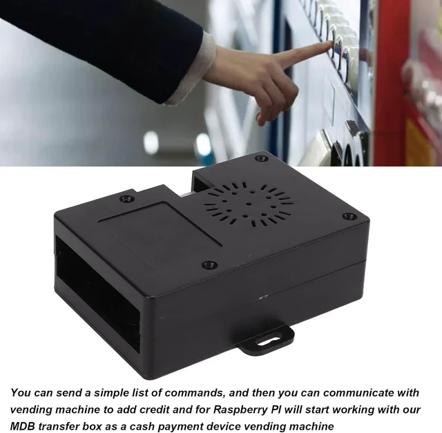 Alt view image 7 of 7 - RASPBERRYMDB RS232 to MDB Adapter Box for Vending Machines Connects PC or to Bill Acceptor and Validator via Serial Port