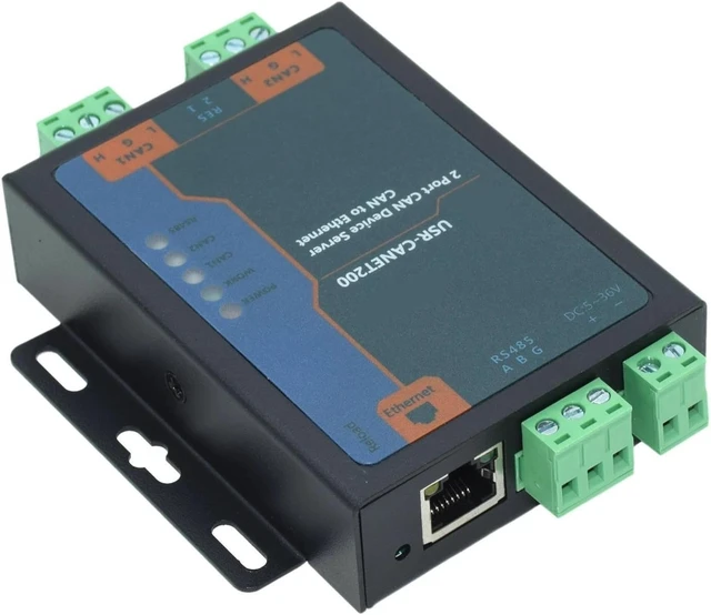Alt view image 5 of 5 - to Ethernet Converter Device with Serial Port RS485 USR-CANET200