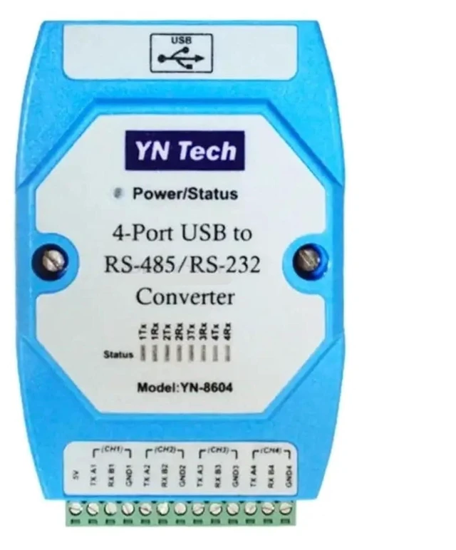 Main image of USB to 4-Port Independent RS-485/RS-232 Converter RS485 RS232 COM Serial Port Adapter Cable
