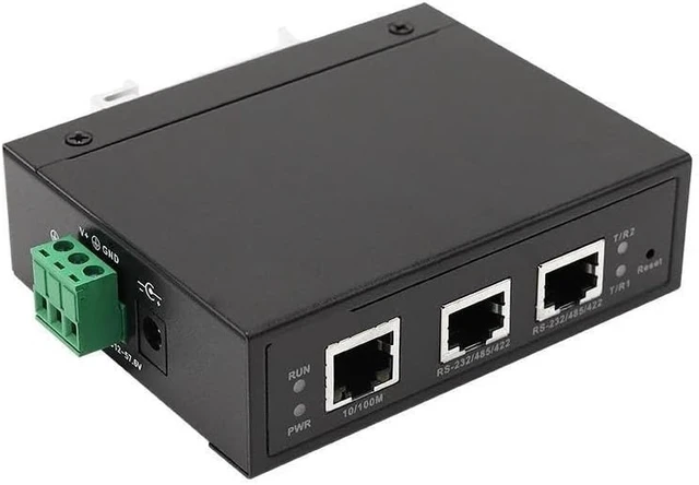 Alt view image 2 of 3 - 10/100M to 2 Ports RS-232/485/422 Serial Port Server