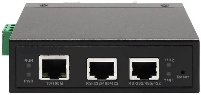 Alt view image 3 of 3 - 10/100M to 2 Ports RS-232/485/422 Serial Port Server