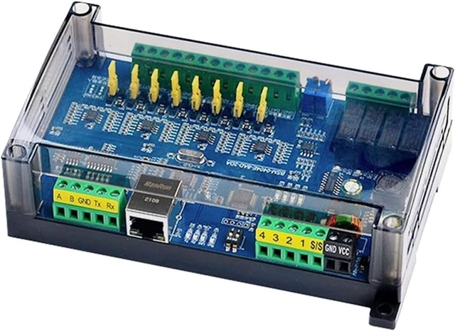 Main image of CWT-BK-04040802 4Di 4Do 8Ai 2Ao Digital Input and Output Analog Input and Output RS485 RS232 Ethernet Modbus Rtu Io Module(BK-0404T-8AI-2AO-SE)