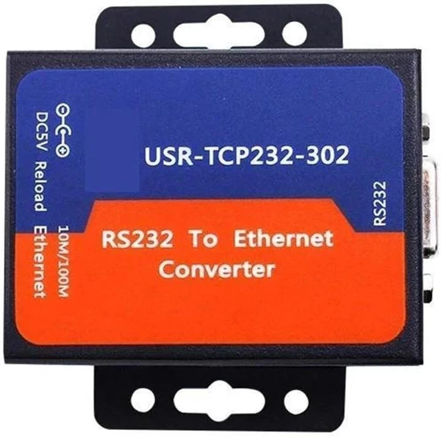 Main image of USR-TCP232-302 Serial RS232 to Ethernet TCP/IP Server Module