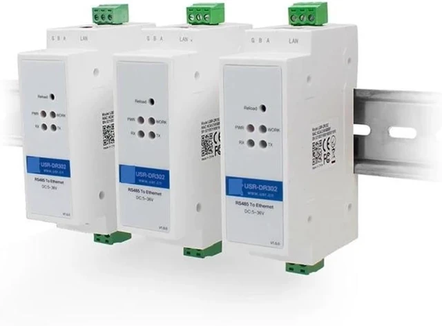 Alt view image 5 of 5 - USR-DR302 Support Modbus RTU to for Data Transmission