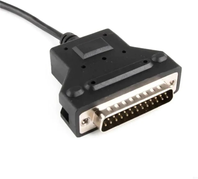 Alt view image 3 of 4 - USB to DB25 25Pin Serial Cable for Connecting Vintage Printing Equipment 180cm