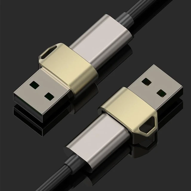 Alt view image 5 of 6 - Zinc Alloy Revolution TYPEC Female Charger PD Adapter Data Cable Converter