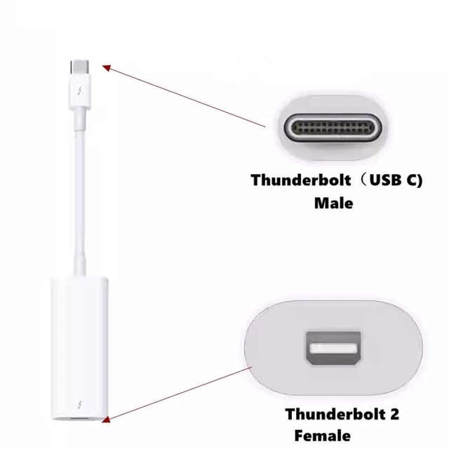 Alt view image 2 of 4 - Firewire 800 to Thunderbolt 2 Adapter 3 to RJ45 Fire 1394B Suitable for Mac Interface High Speed Transmission Interface(Thunderbolt2-RJ45)