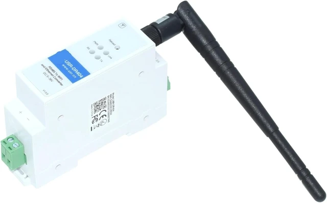 Alt view image 3 of 7 - Serial Port RS485 to Ethernet Server Converter USR-DR404(3m Antenna No Plug)