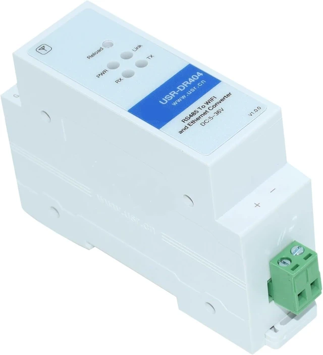 Alt view image 5 of 7 - Serial Port RS485 to Ethernet Server Converter USR-DR404(3m Antenna No Plug)