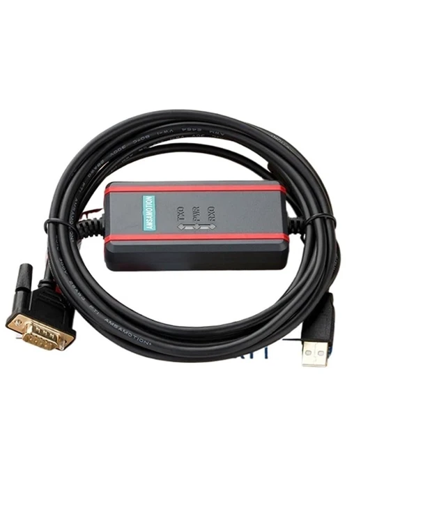 Main image of USB to RS232 Serial Port Cable DB9 Conversion Cable USB to rs232 Converter Male Port Female Port com Port(Size:Black)